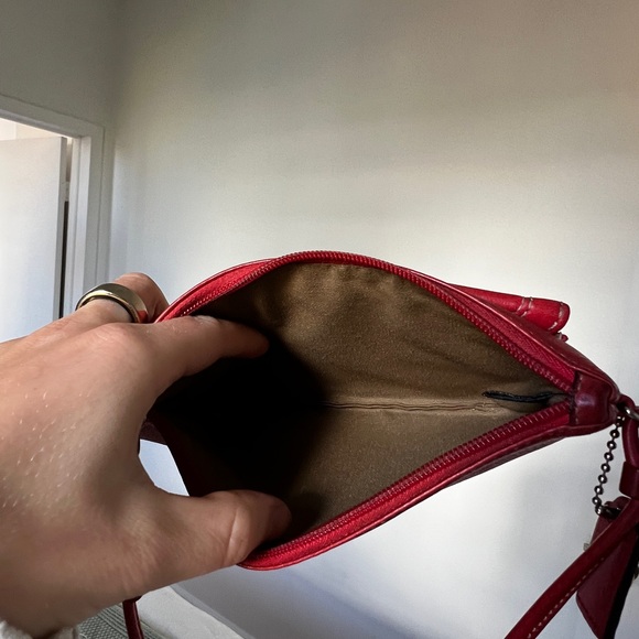 Coach Red Leather Women's Wallet - Picture 6 of 6